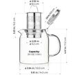Tetera de vidrio Pyxis 20Oz
