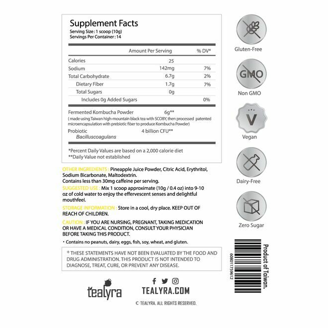 Premezcla de Kombucha y Piña