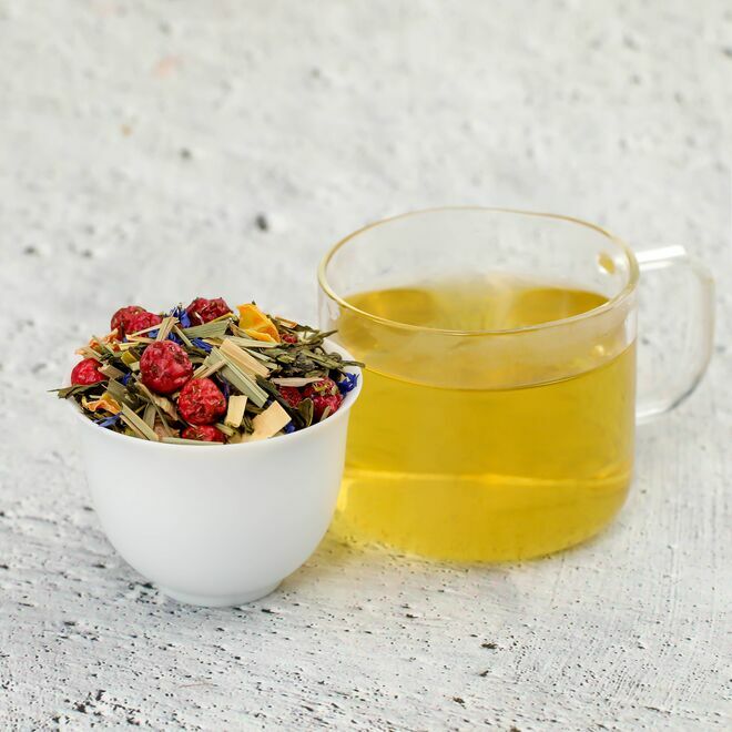 Twist de granada y grosella negra