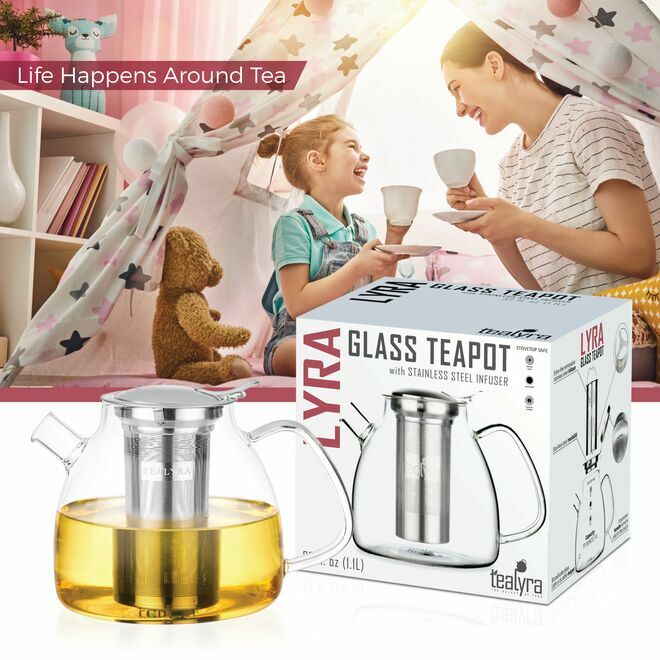 Tetera de vidrio Lyra 1000ml